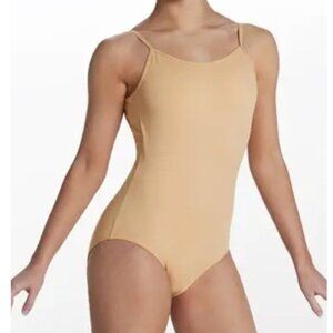 Balera Dancewear Tan Low Back Camisole Leotard MT757N Size XXL